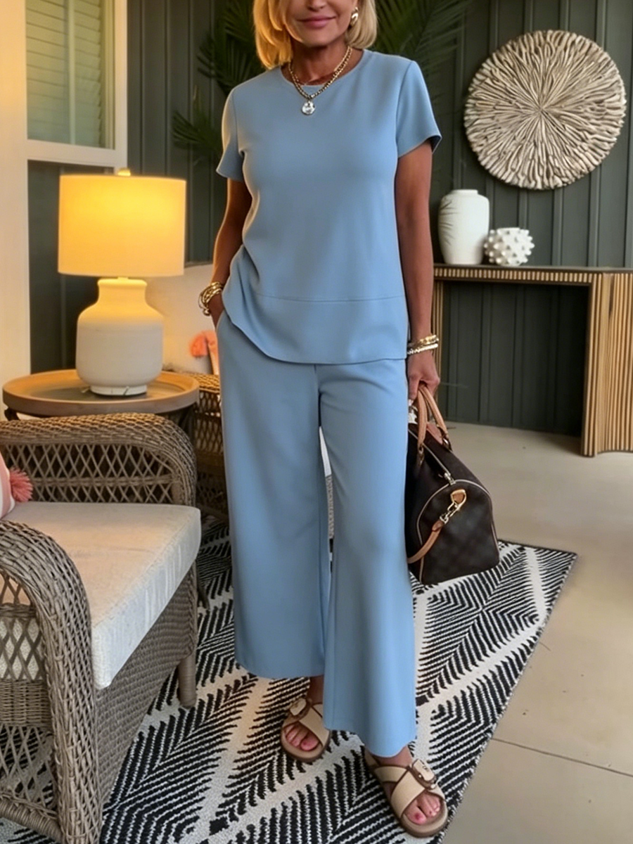 Solmara | Relaxed Fit Two Piece Pants Set