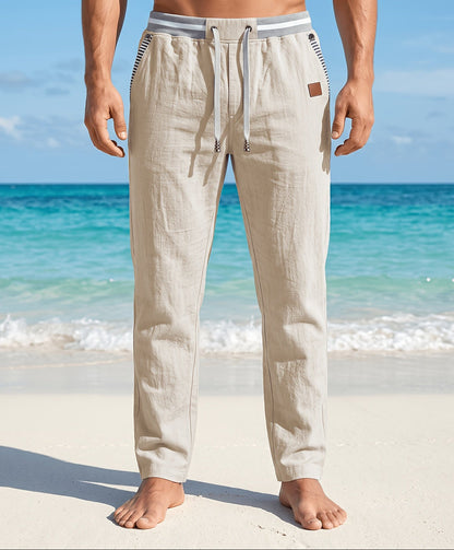 Kaelan | Relaxed Linen Blend Trousers