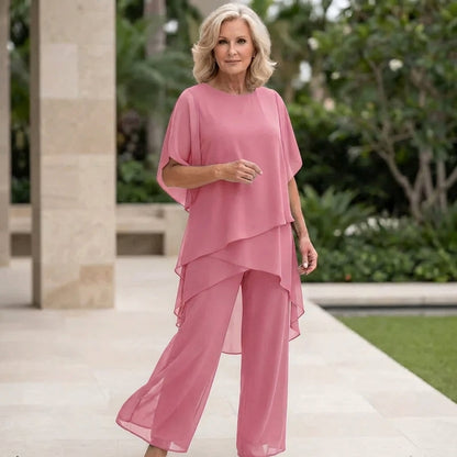 Lorelei | Elegant Layered Pants Two Piece Set