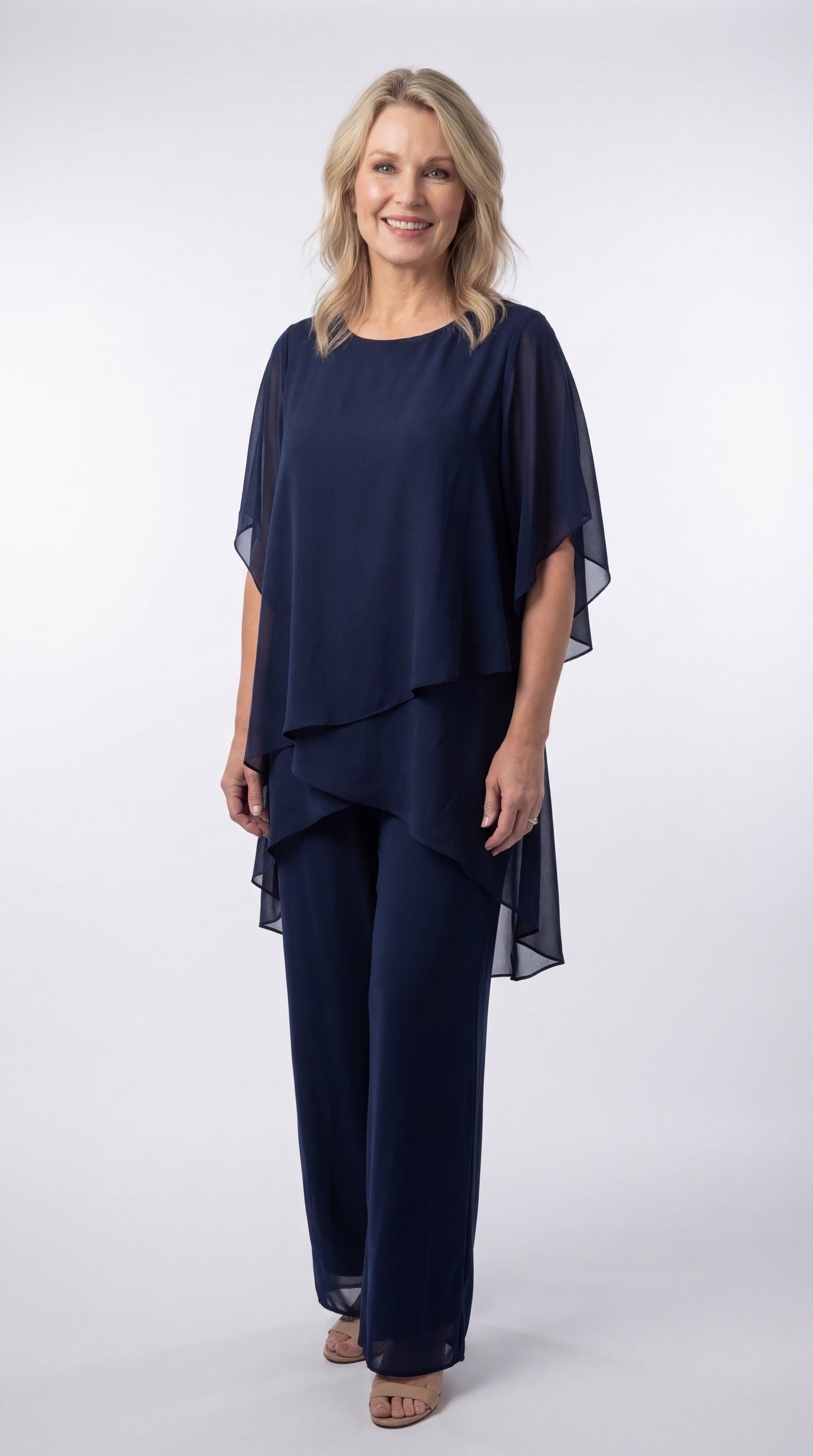 Lorelei | Elegant Layered Pants Two Piece Set