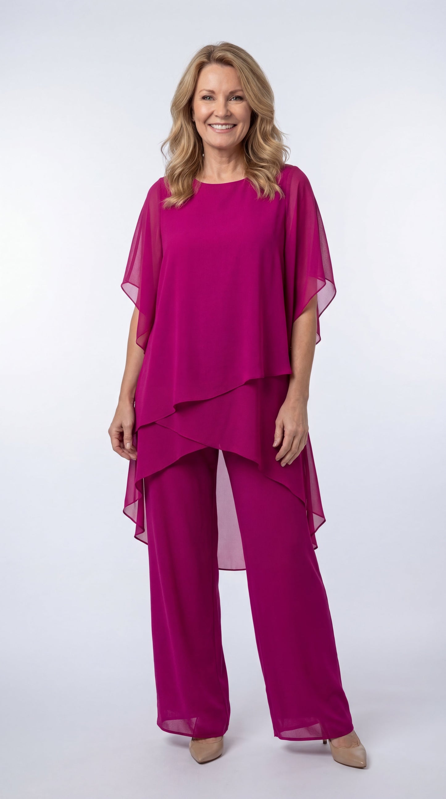 Lorelei | Elegant Layered Pants Two Piece Set