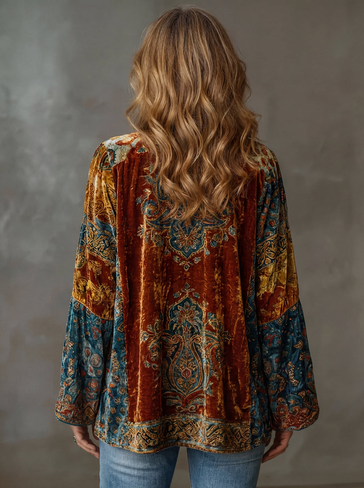 Lysandrae | Boho Pattern Longline Cardigan