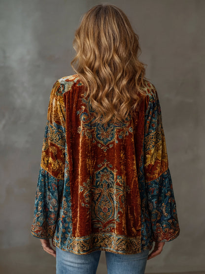 Lysandrae | Boho Pattern Longline Cardigan