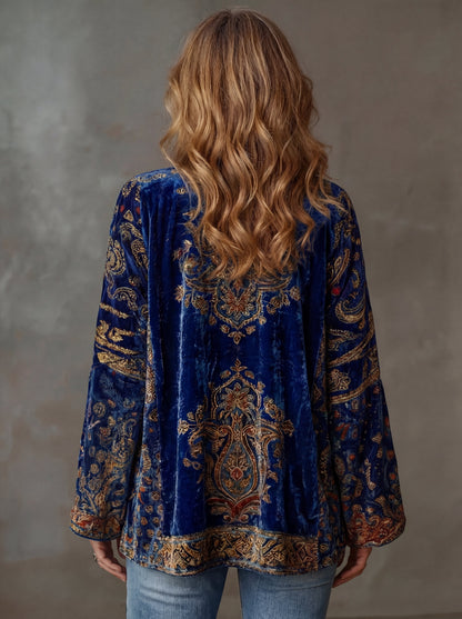 Lysandrae | Boho Pattern Longline Cardigan