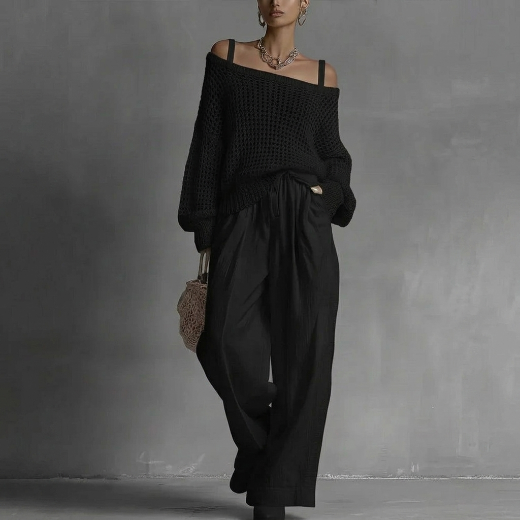 Brionna | Open Weave Two Piece Set