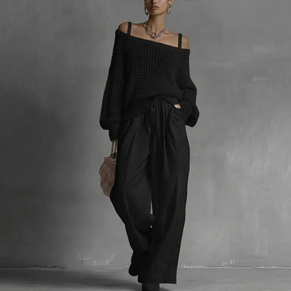 Brionna | Open Weave Two Piece Set