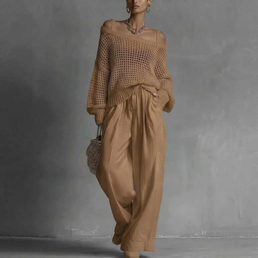 Brionna | Open Weave Two Piece Set