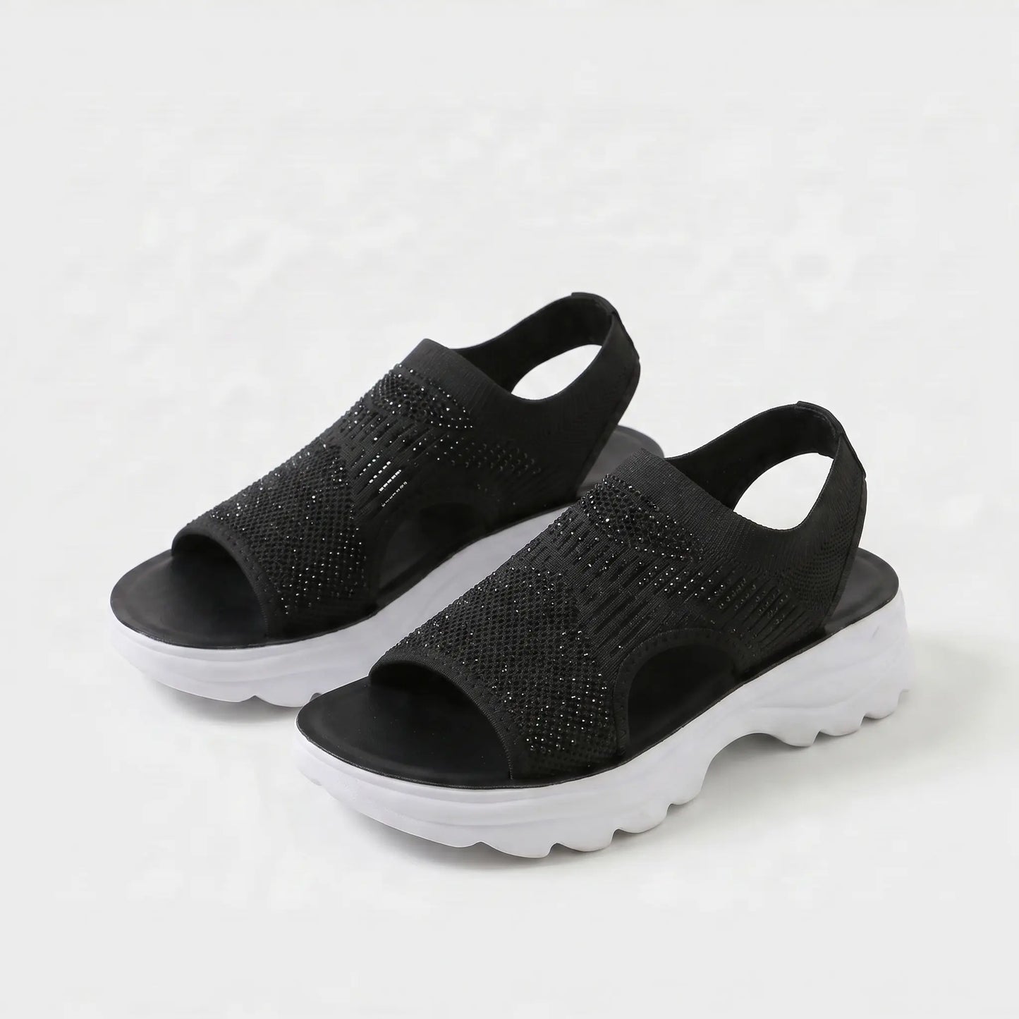 Corinne | Cushioned Open Toe Platform Sandals