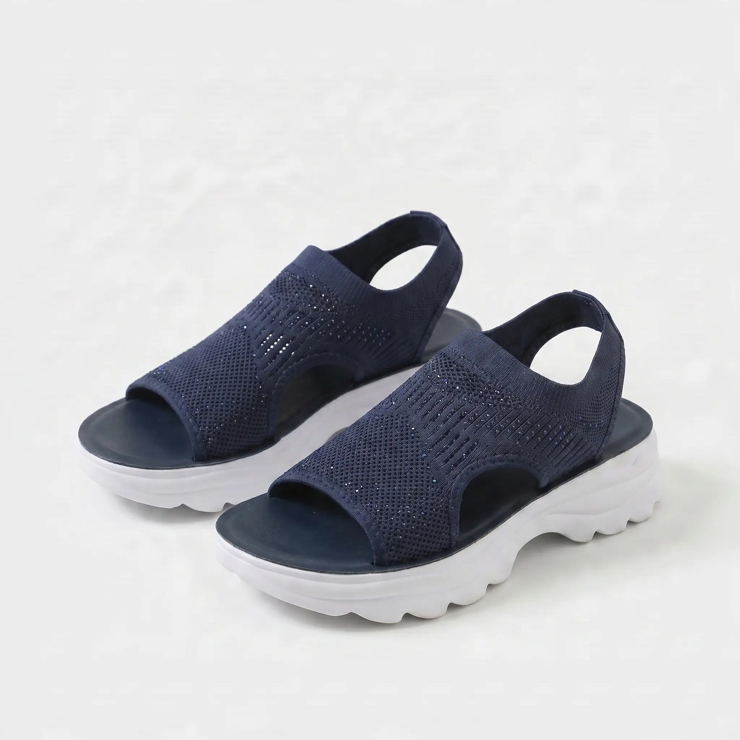 Corinne | Cushioned Open Toe Platform Sandals