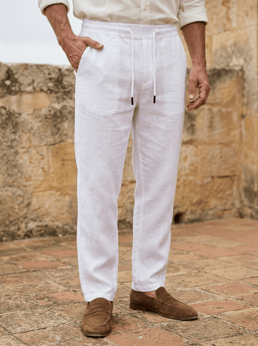 Redford | Resort Ready Linen Trousers