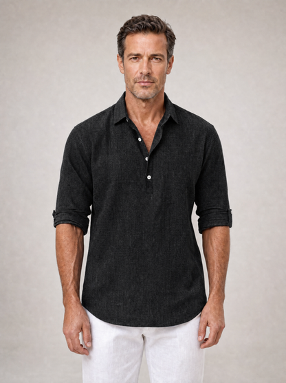Boden | Roll Sleeve Casual Linen Shirt