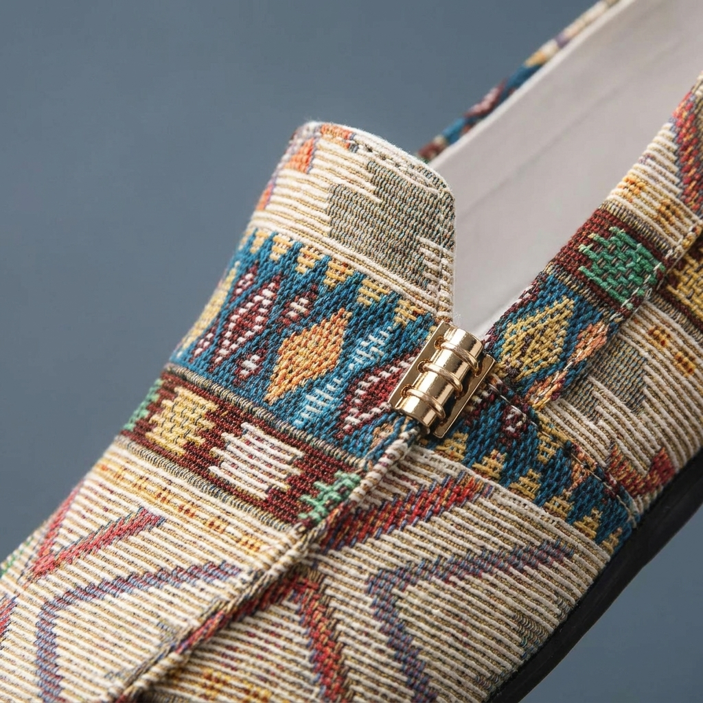 Caelum | Geometric Canvas Driving Shoes