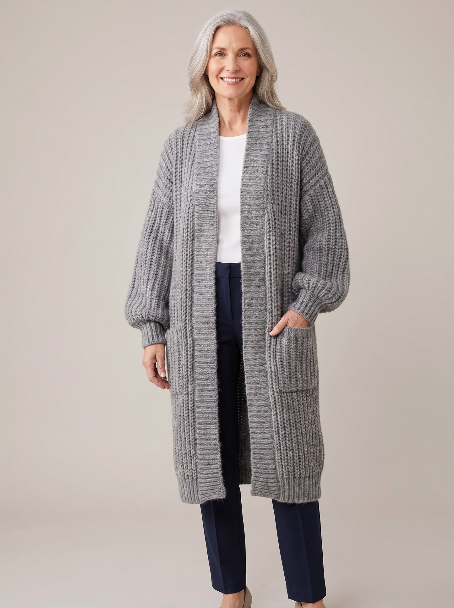 Leonora | Relaxed Balloon Sleeve Cardigan