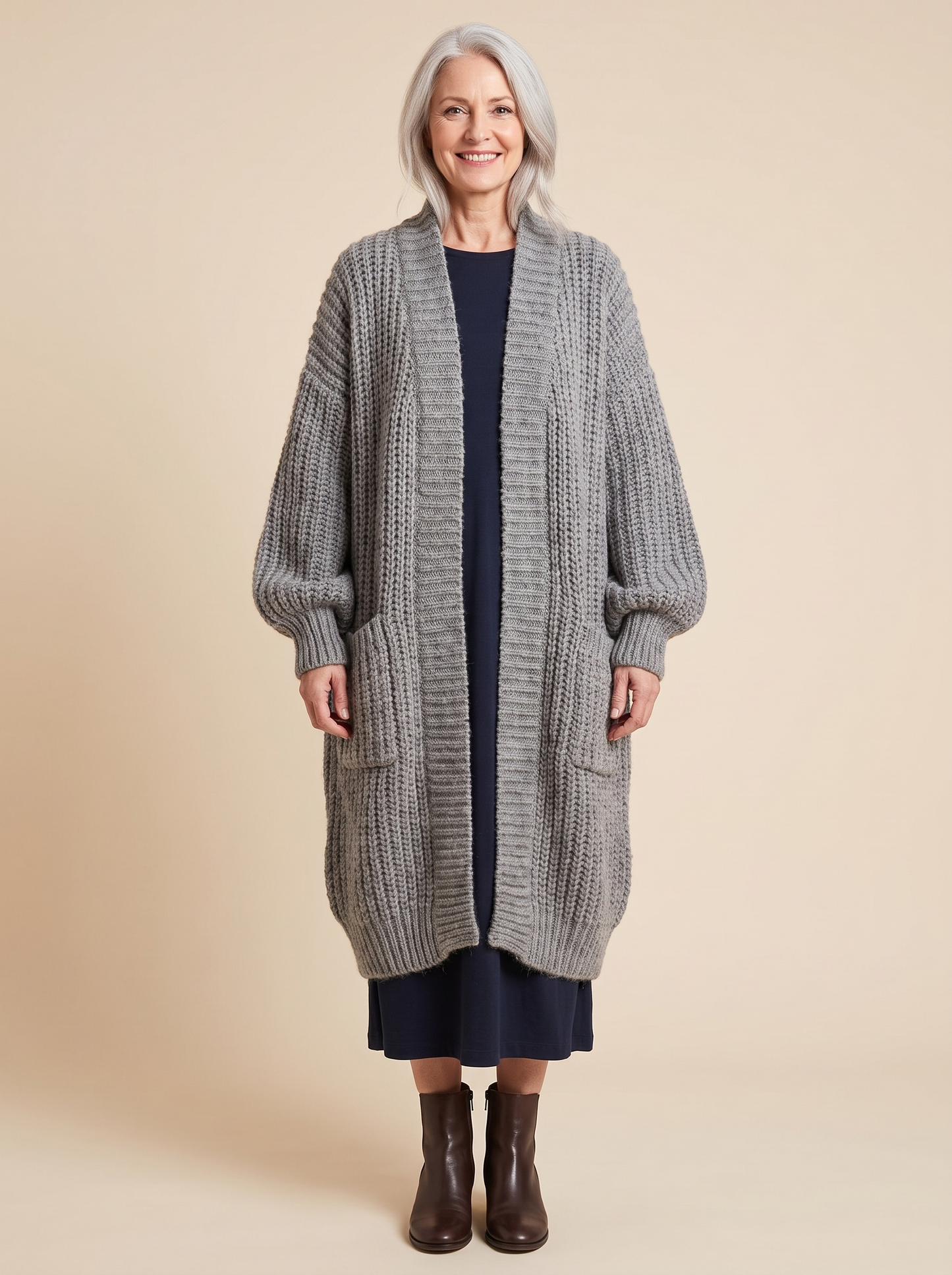Leonora | Relaxed Balloon Sleeve Cardigan