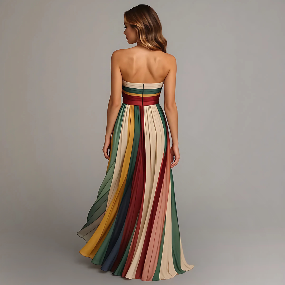 Celestine | Flowing Panel Maxi Dress