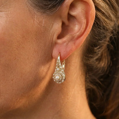 Veridiana | Turquoise Mosaic Drop Earrings