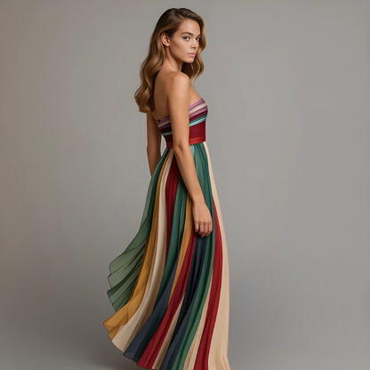 Celestine | Flowing Panel Maxi Dress