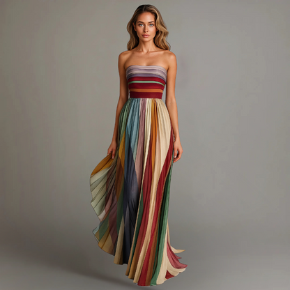 Celestine | Flowing Panel Maxi Dress