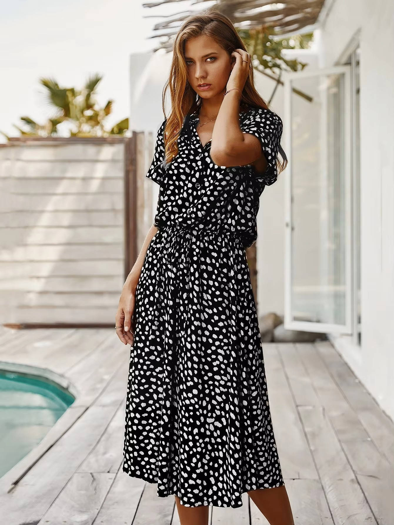 Mirelda | All Over Print Summer Dress
