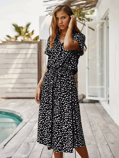 Mirelda | All Over Print Summer Dress
