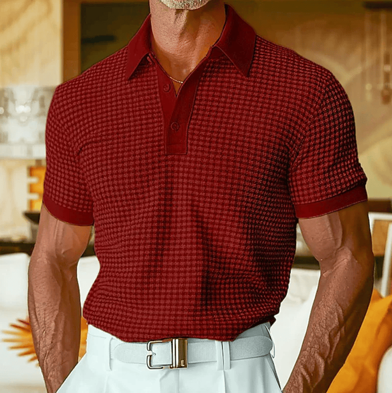 Darrow | Premium Textured Performance Polo