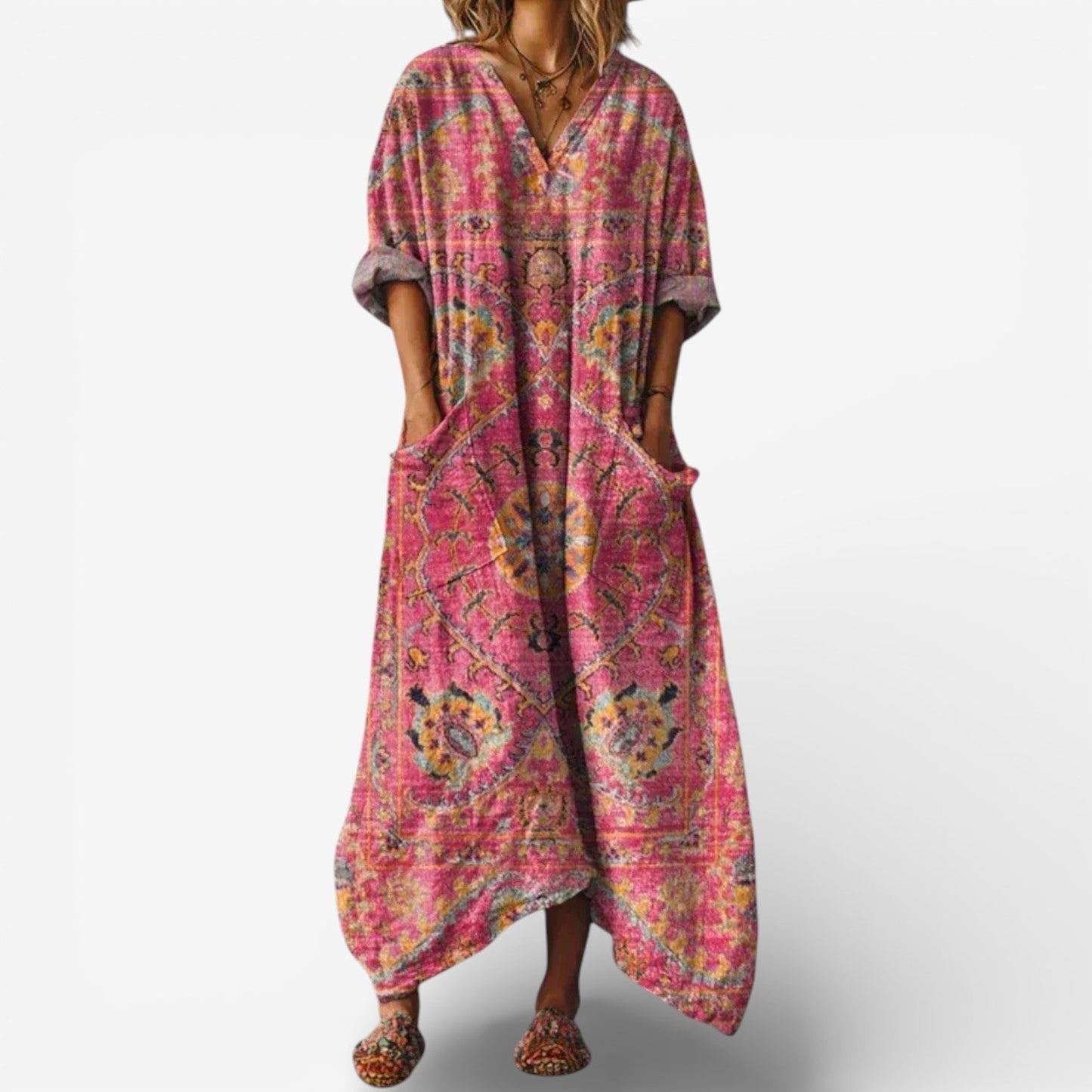 Norielle | Artisan Pocket Midi Dress