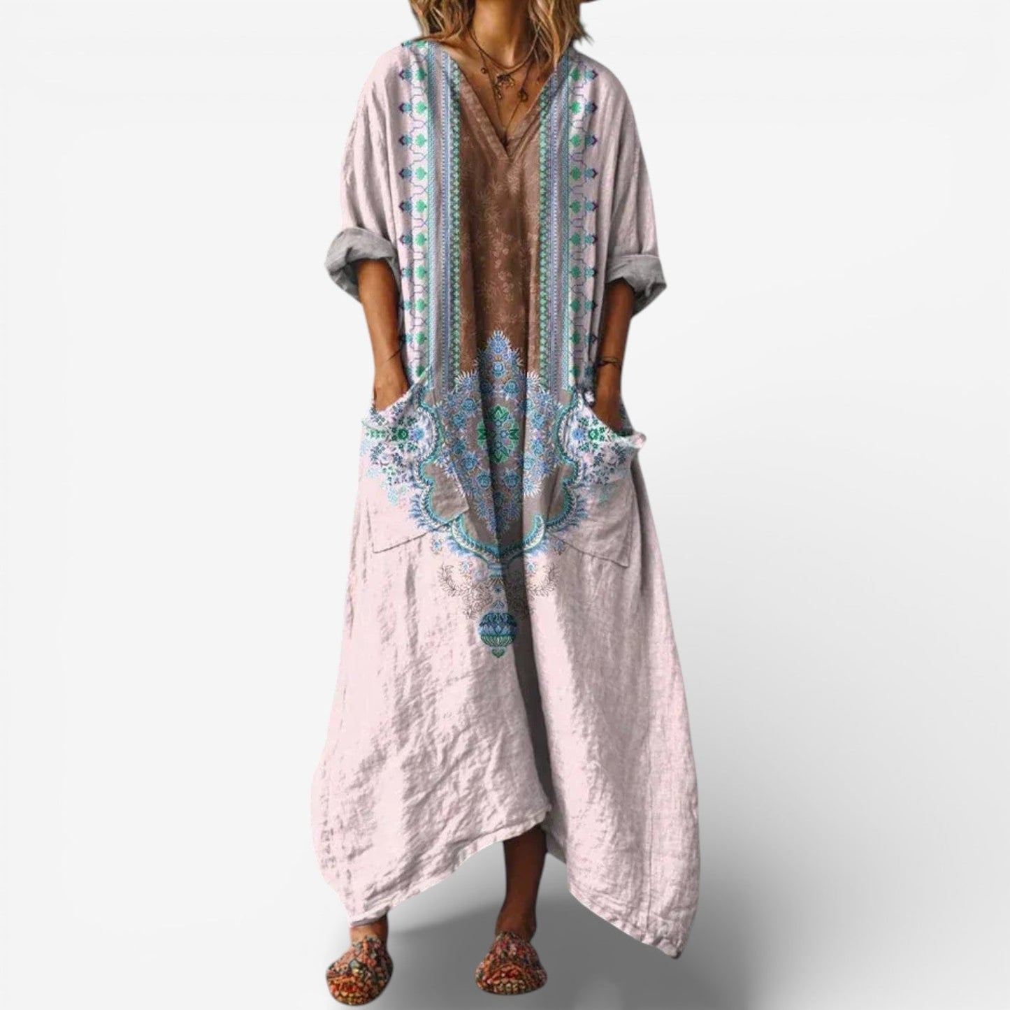 Norielle | Artisan Pocket Midi Dress
