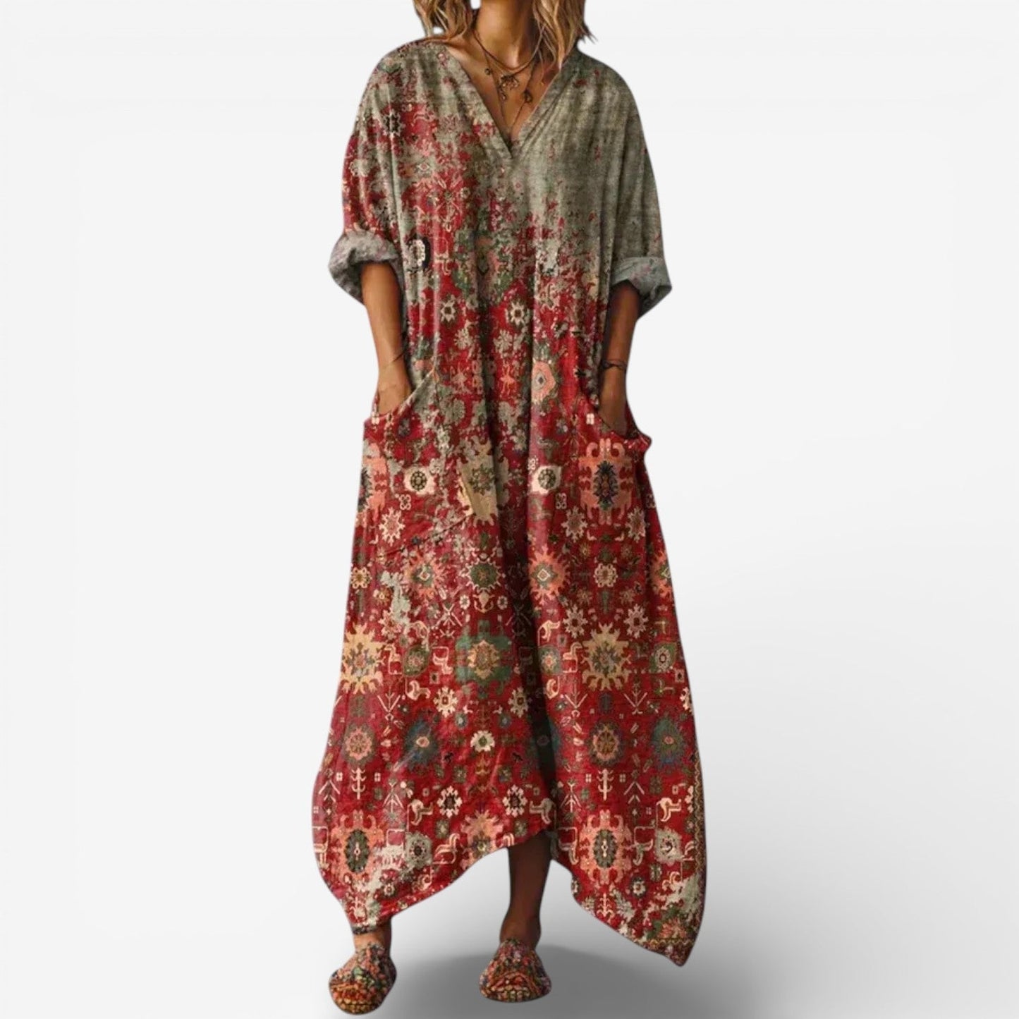 Norielle | Artisan Pocket Midi Dress