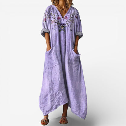 Norielle | Artisan Pocket Midi Dress