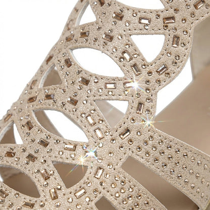 Elara | Floral Cutout Summer Sandals