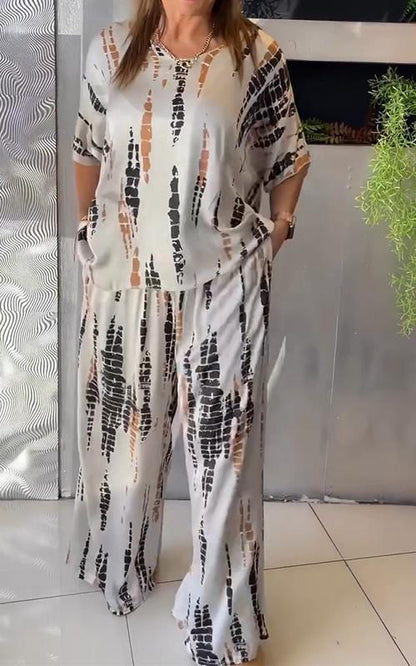 Celeste | Abstract Flow Two Piece Set