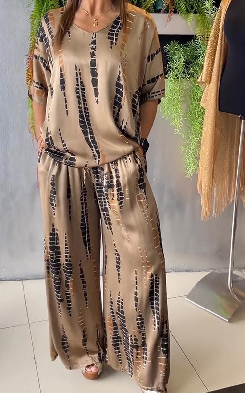 Celeste | Abstract Flow Two Piece Set