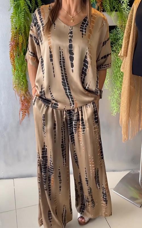 Celeste | Abstract Flow Two Piece Set