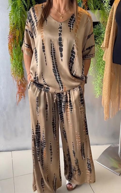 Celeste | Abstract Flow Two Piece Set