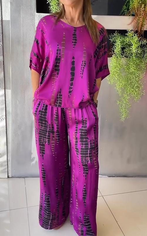 Celeste | Abstract Flow Two Piece Set