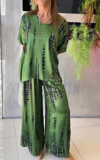 Celeste | Abstract Flow Two Piece Set