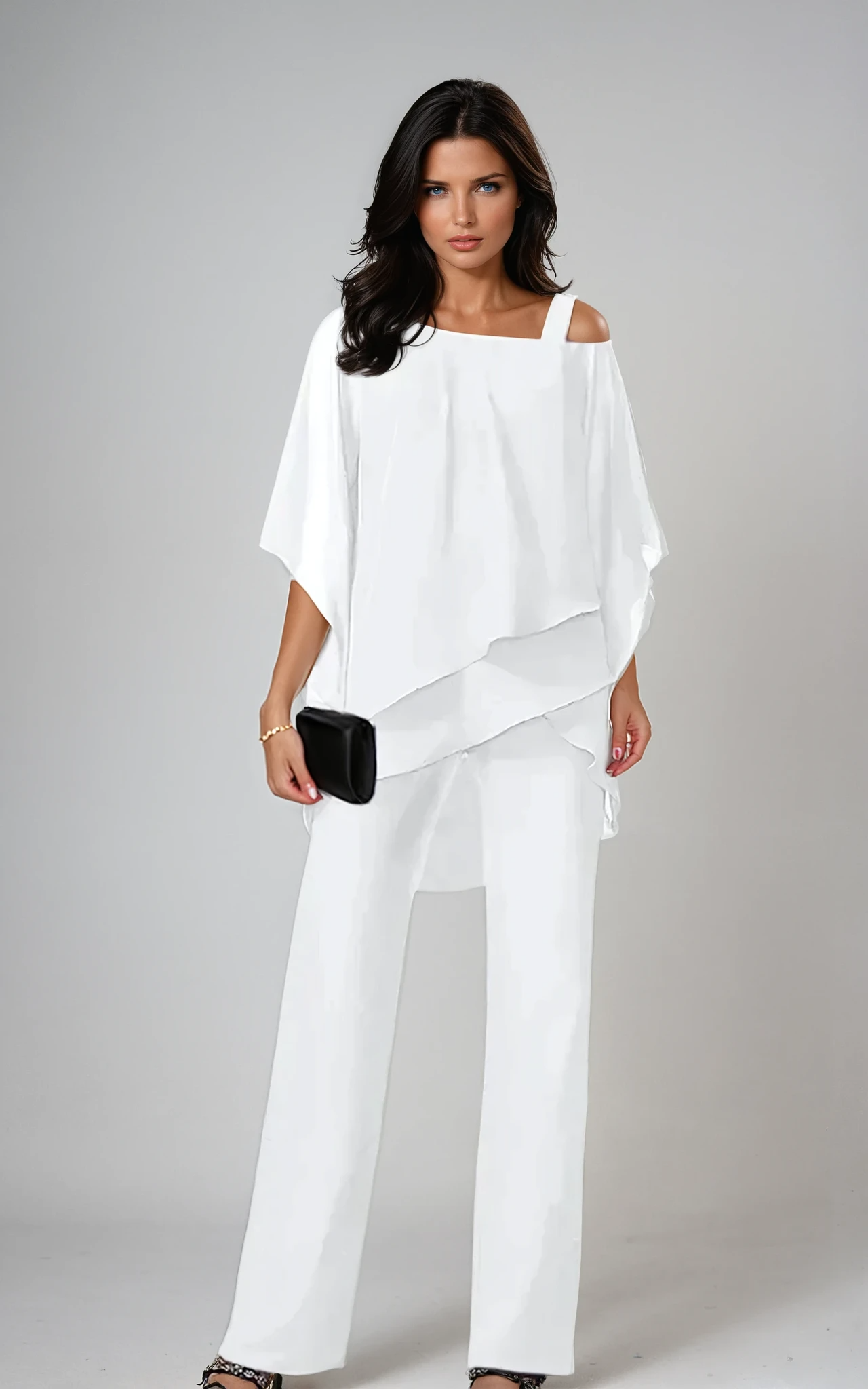 Soraya | Layered Chiffon Two Piece Set