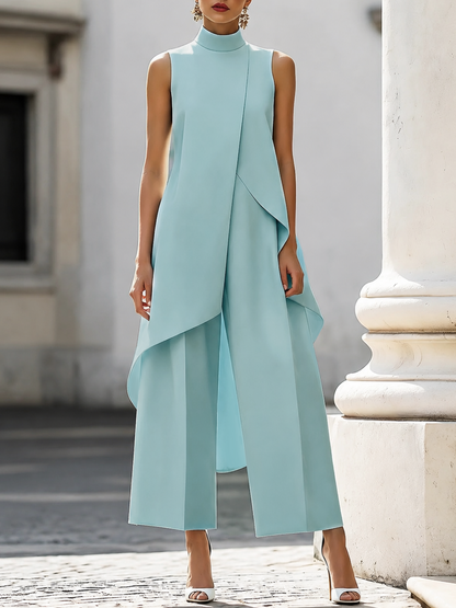 Marcella | Elegant Draped Layered Jumpsuit