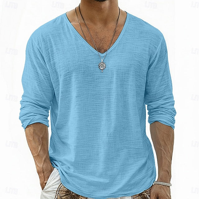 Corbin | Relaxed Fit Everyday V Neck Shirt