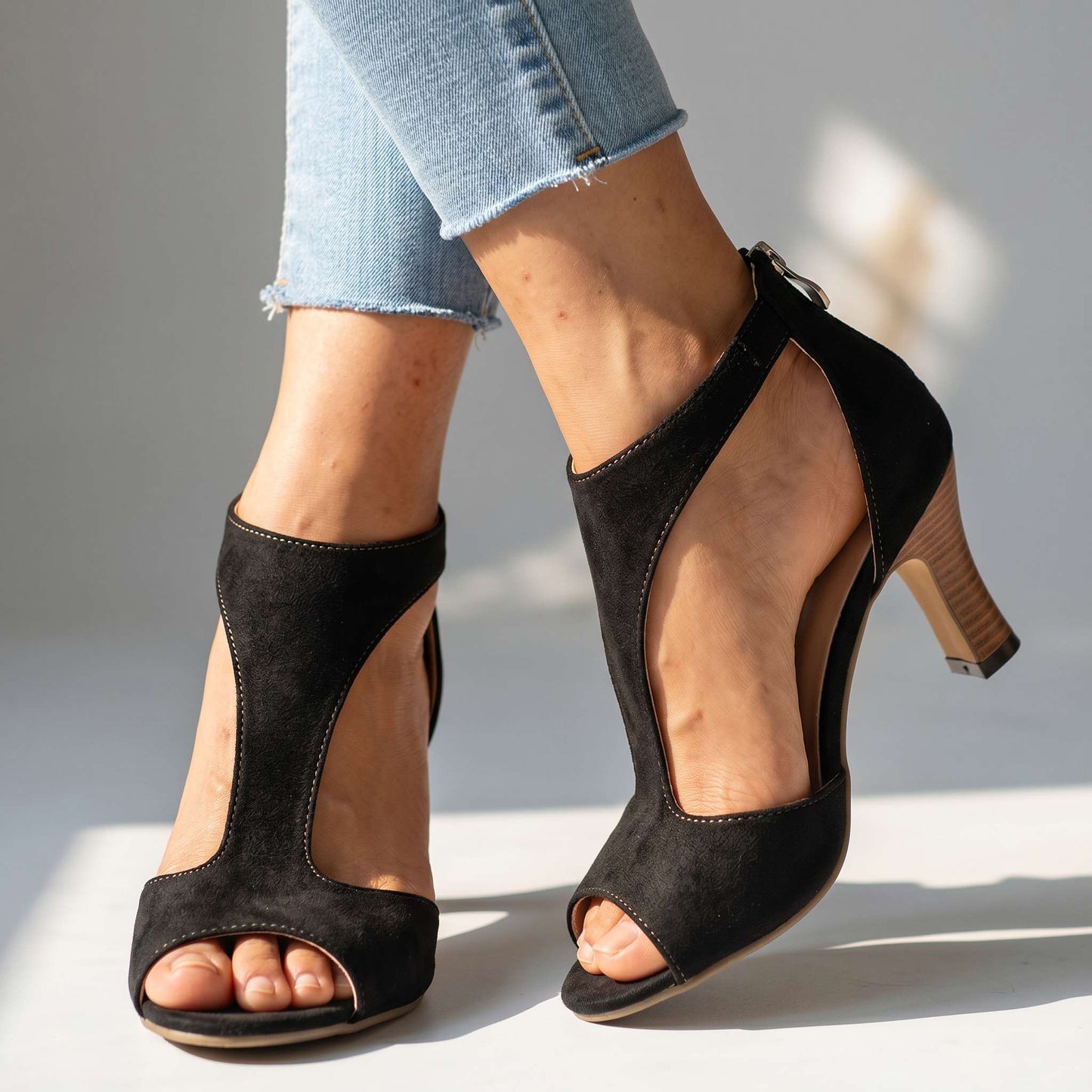 Marovelle | Vibrant Open Toe Dress Heels