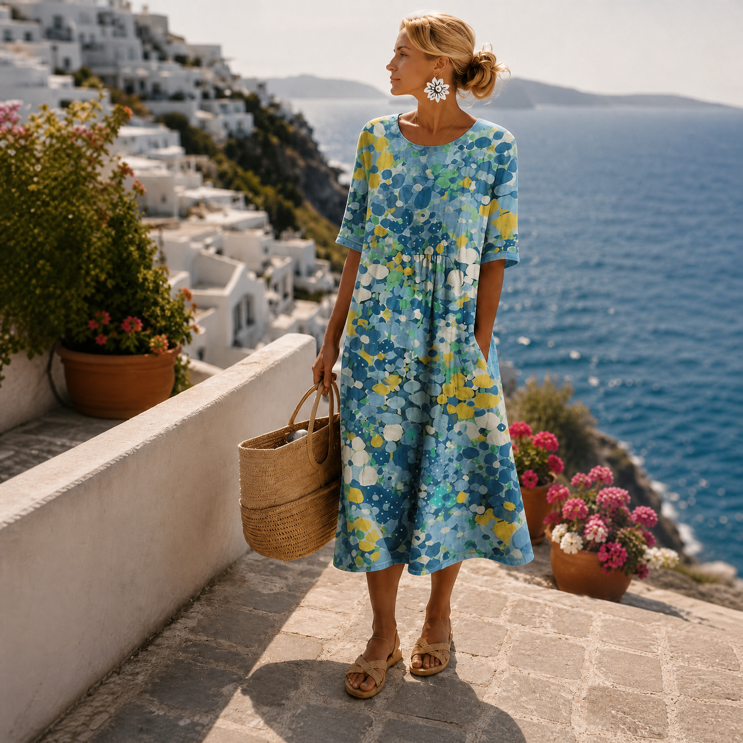 Calina | Relaxed Fit Coastal Summer Dress