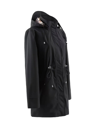 Imogen | Lightweight Plaid Lined Coat