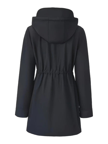 Imogen | Lightweight Plaid Lined Coat