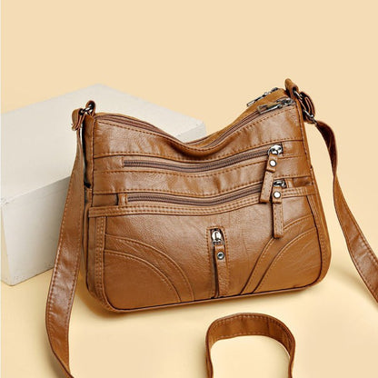 Valleria | Soft Leather Style Crossbody Bag