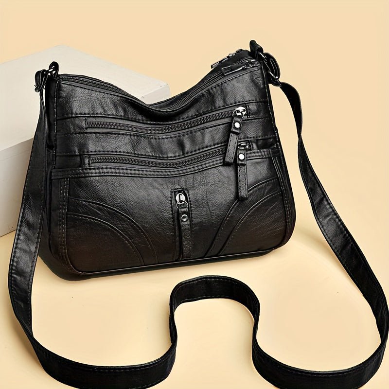 Valleria | Soft Leather Style Crossbody Bag