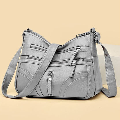 Valleria | Soft Leather Style Crossbody Bag