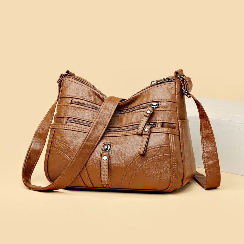 Valleria | Soft Leather Style Crossbody Bag