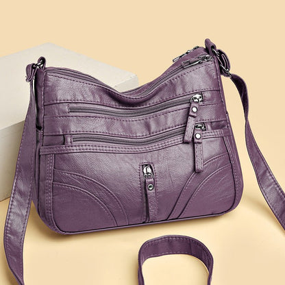 Valleria | Soft Leather Style Crossbody Bag