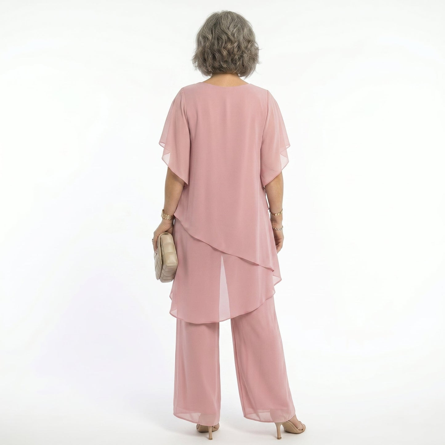 Gloria | Layered Chiffon Two Piece Set