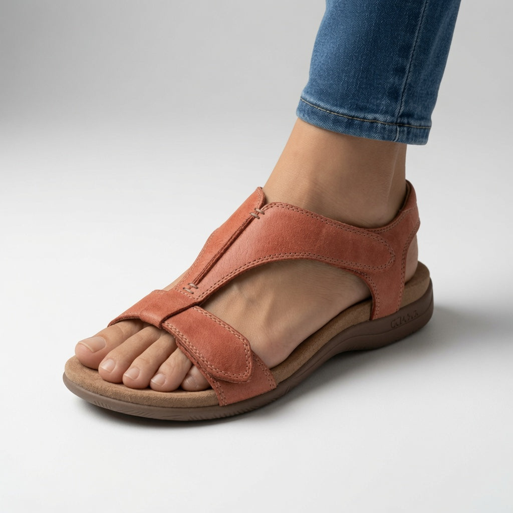 Bellis | Supportive T Strap Comfort Sandals